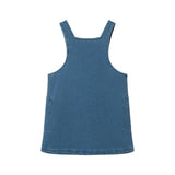 Girls Knit Jumper Dress Set | Blue Cherry