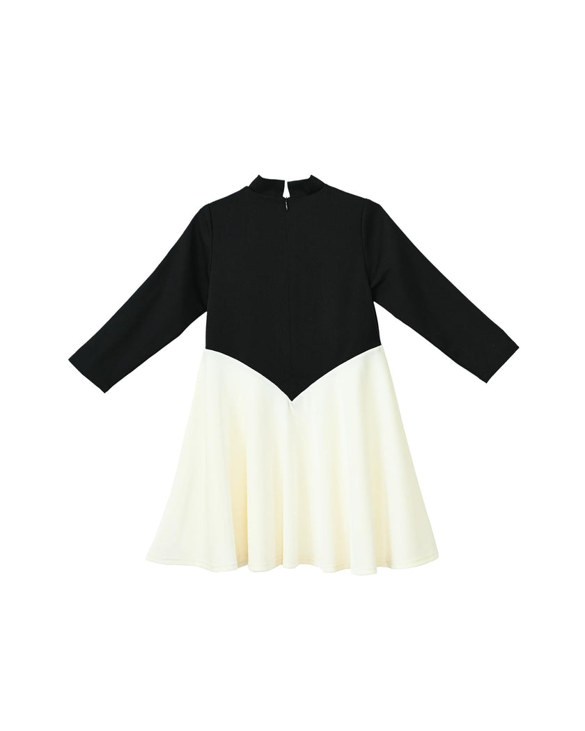 Kai dress (black/ivory)