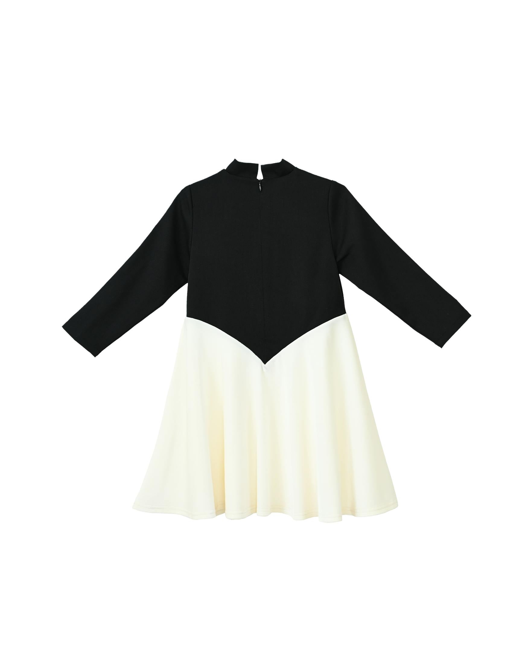Kai dress (black/ivory)