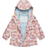 Recycled Waterproof Raincoat, Pink