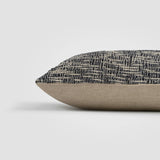 Sand & Sea Blue & Tan Coastal Stripe Lumbar Pillow
