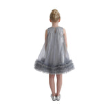Blue Evangeline Sequin Tulle Dress