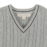 Organic Cable Sweater Vest
