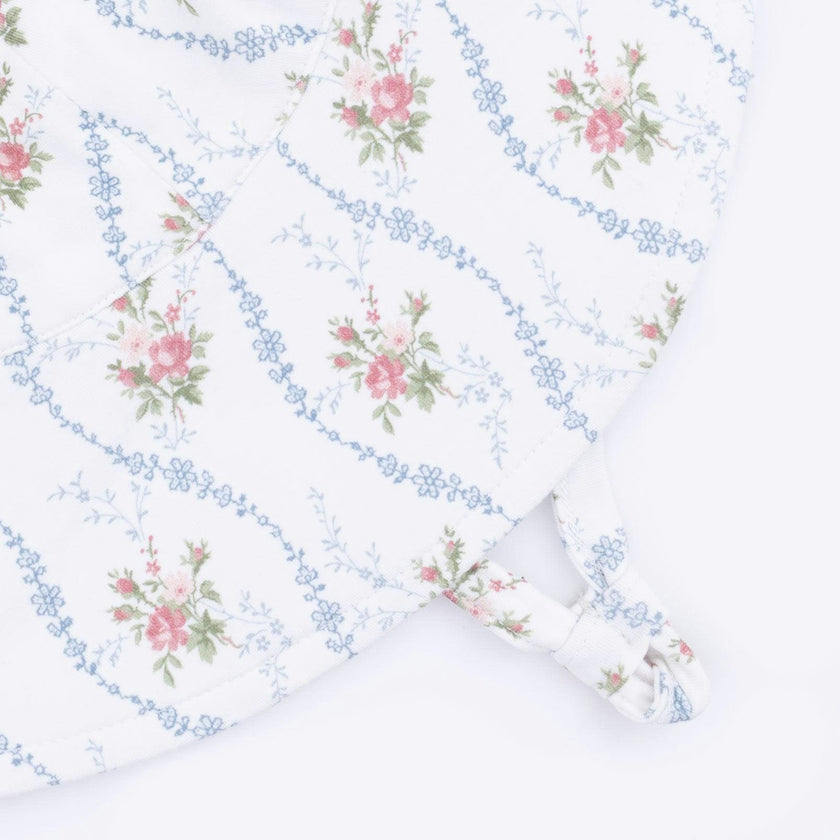 Heirloom Rose Stripe - Wide Brim Sun Hat