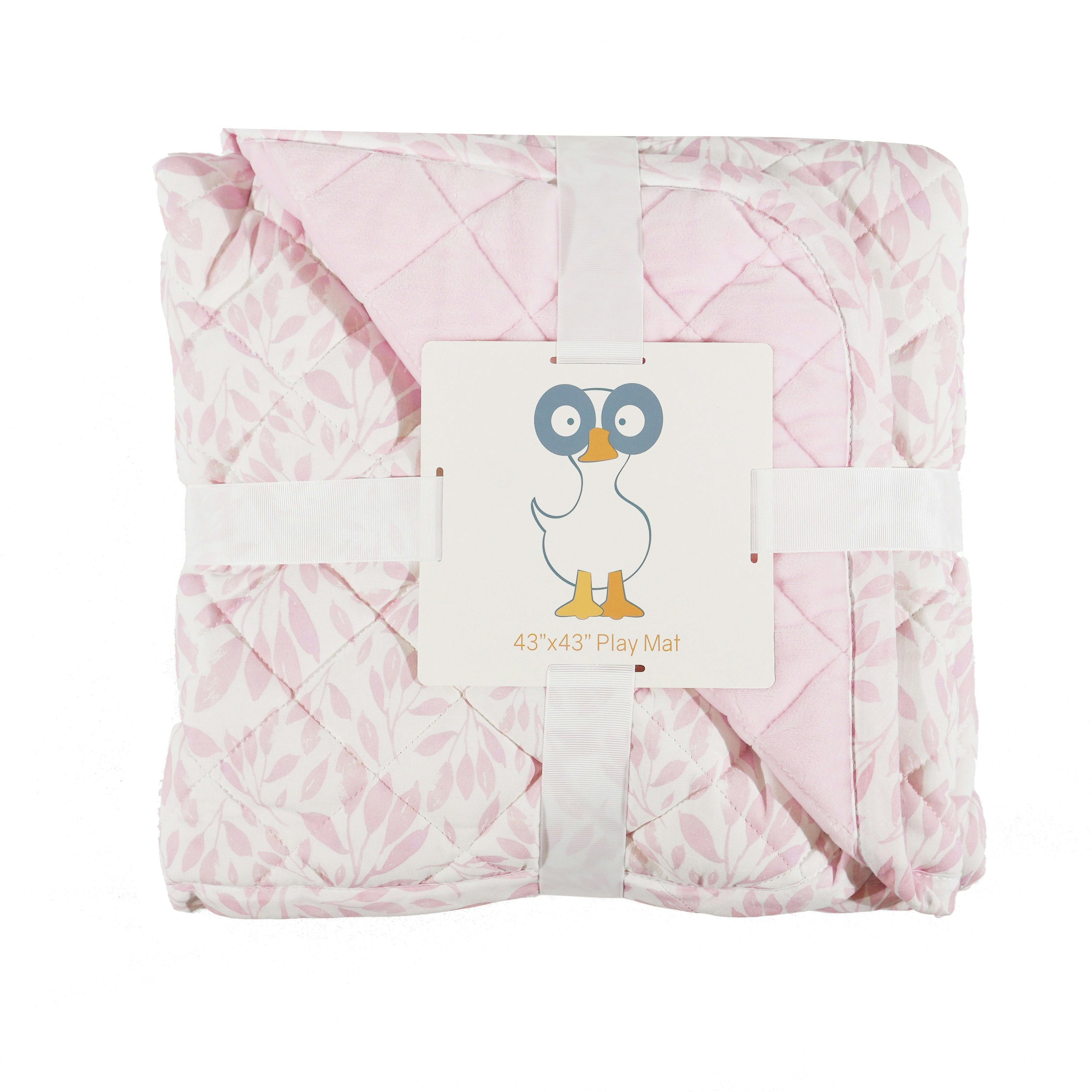 GooseWaddle Super Soft Play Mats - Cotton and Super Soft Quilted (Reversible)