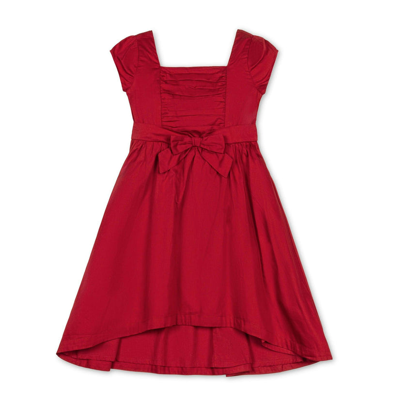 Organic High Low Sateen Dress
