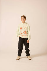 Organic Weekend Hoodie in Blue Haze