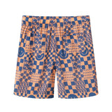 Boys Synthetic Viscose Matching Set | Geometric Smiley
