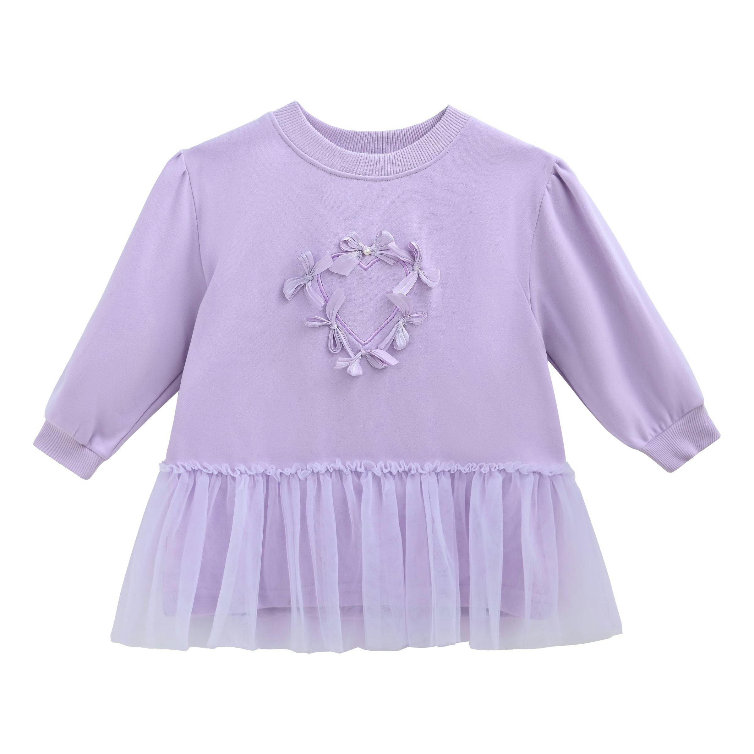 Purple Heart Bow Dress