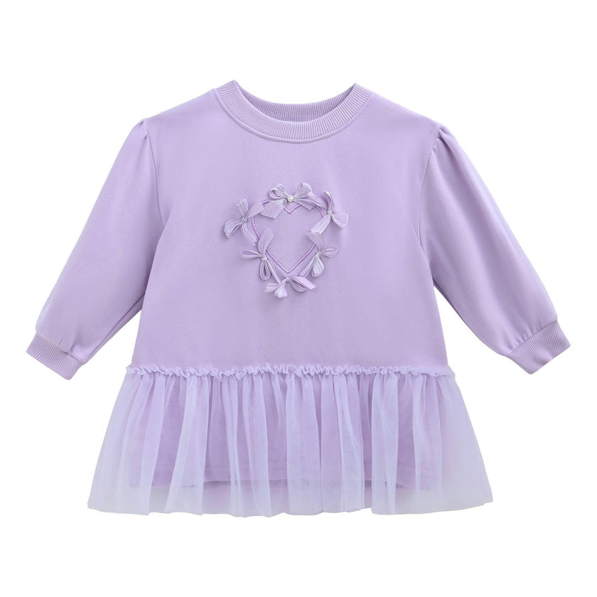 Purple Heart Bow Dress