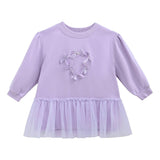 Purple Heart Bow Dress