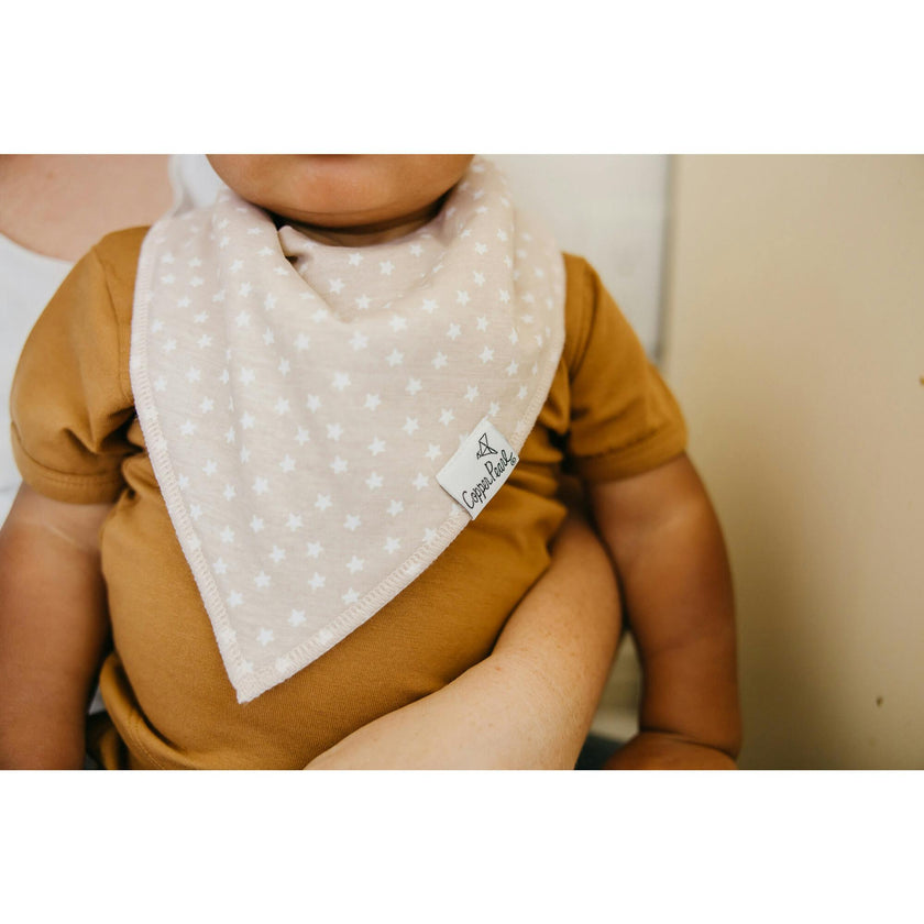Vance Printed Bandana Bib Set