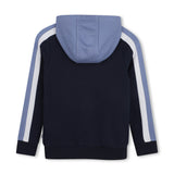 Navy & Blue Color-Block Tracksuit