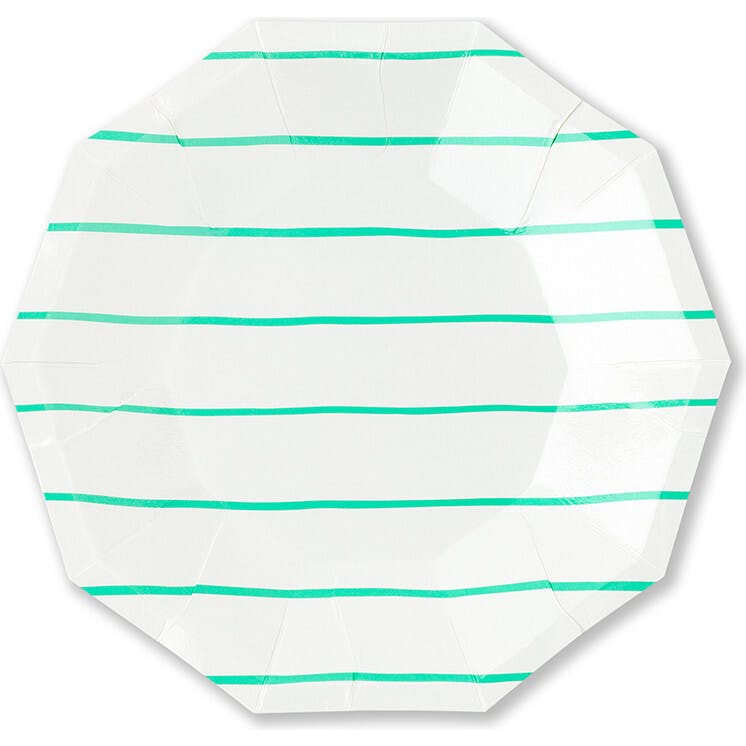 Clover Frenchie Striped Small Plates