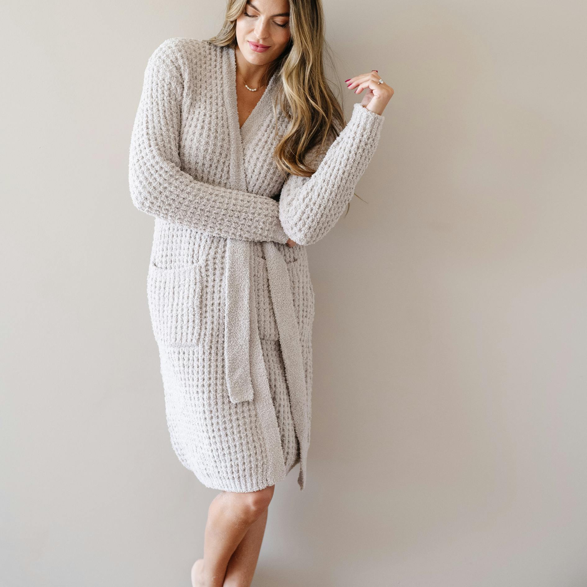 WAFFLE KNIT ROBES