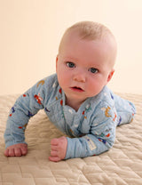 Quilted Growsuit Dragon Print