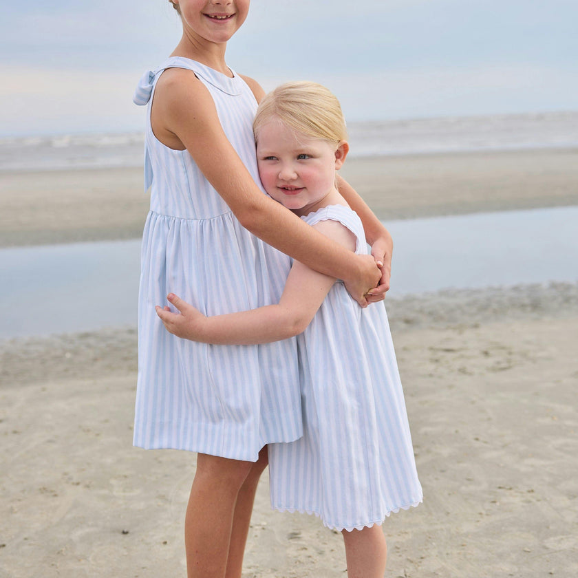 Bow Back Annie Dress - Savannah Stripe