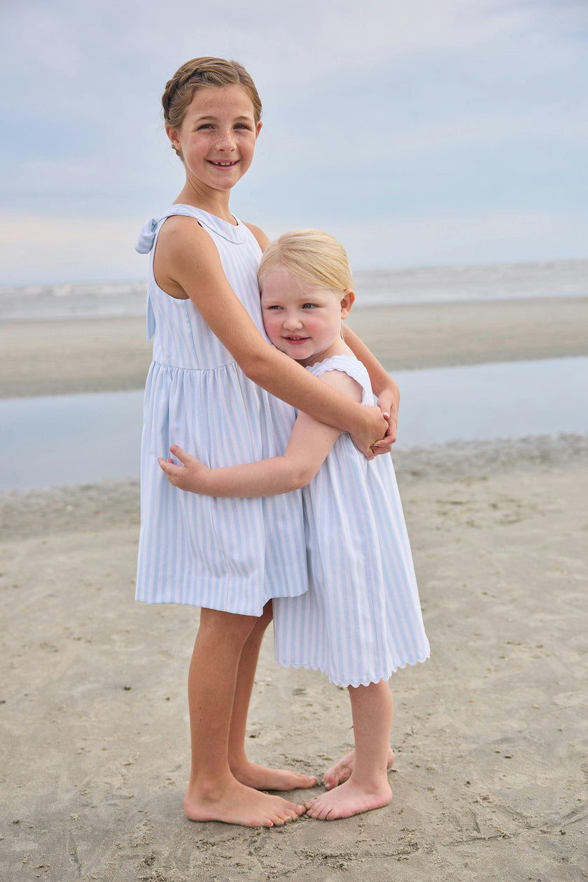 Bow Back Annie Dress - Savannah Stripe