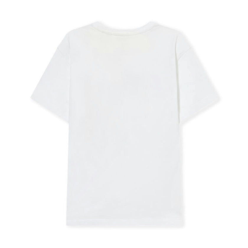 White Big Bookish Splat Ink T-shirt