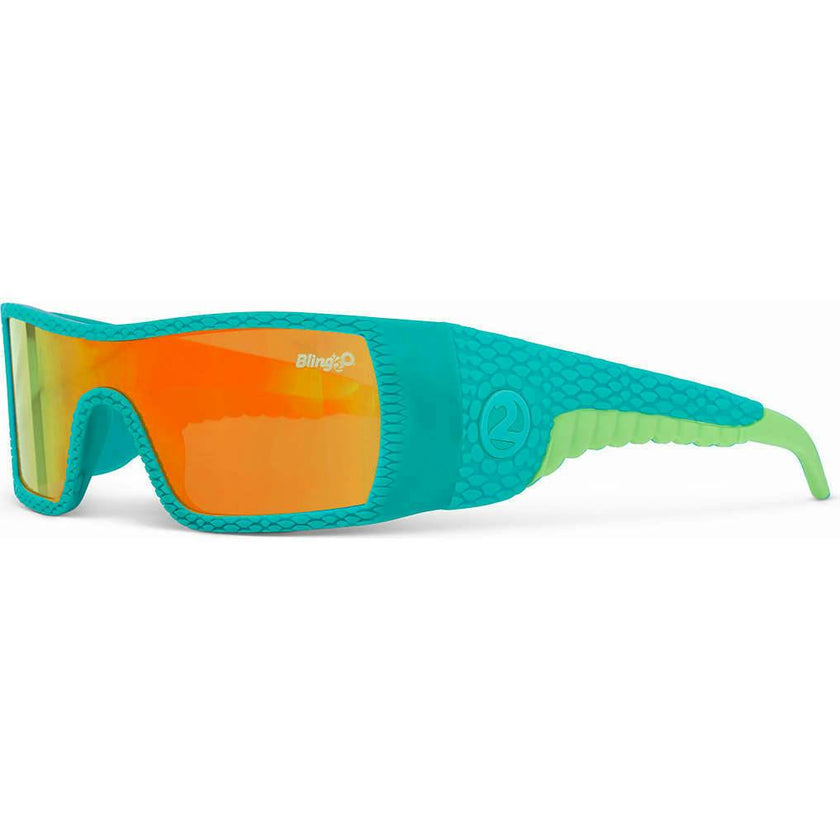 Sandharbor Teal Triceratops Sunglasses