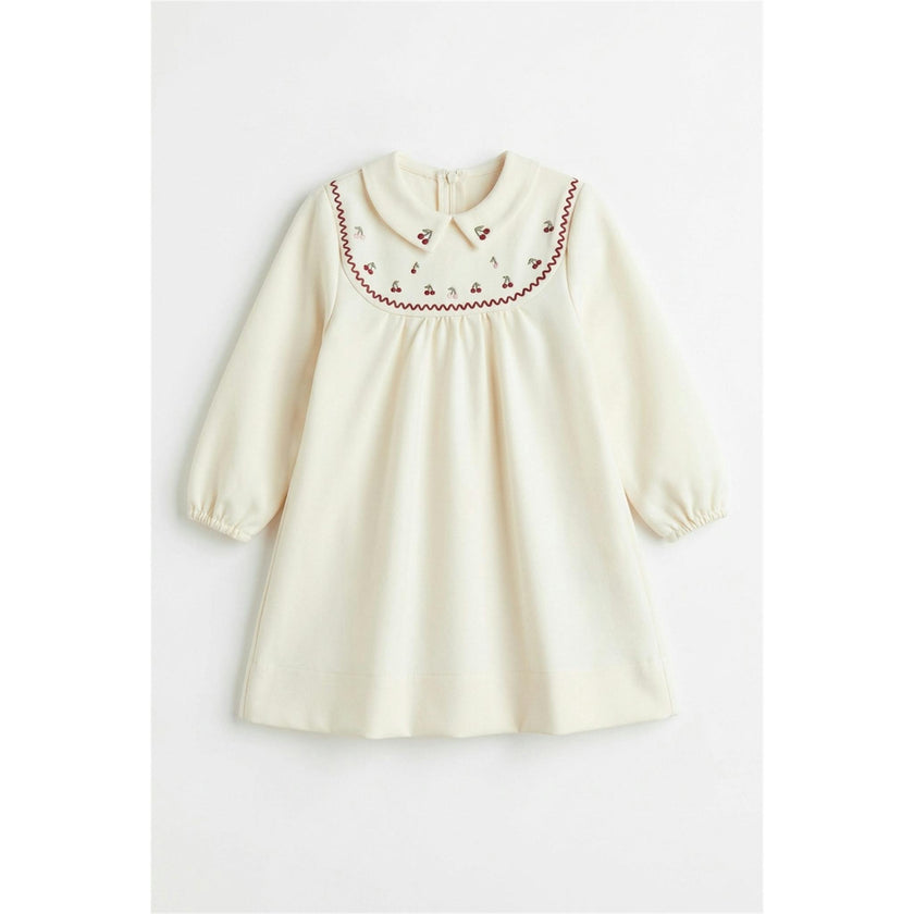 Cherry Embroidered Dress