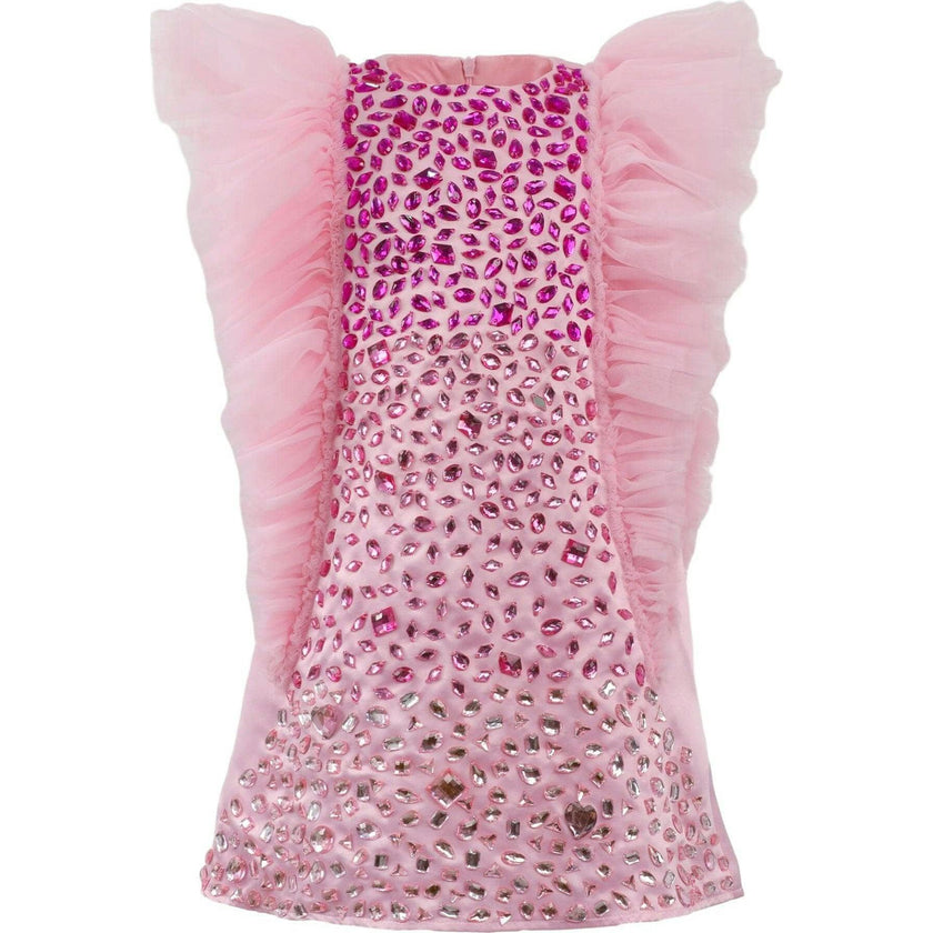 Pink Bejeweled Dress