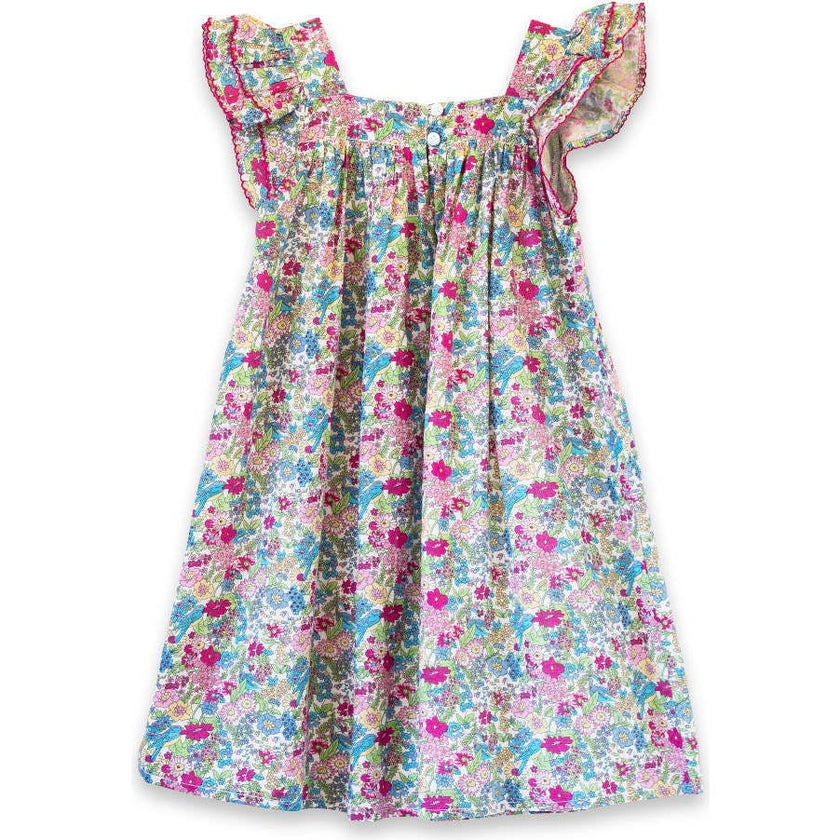 Girls Everly Square Neck Dress | Berry Grove