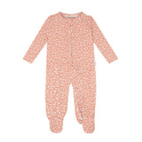 baby melone floral pima footie