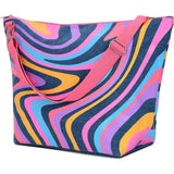 Color Swirl Denim Weekender