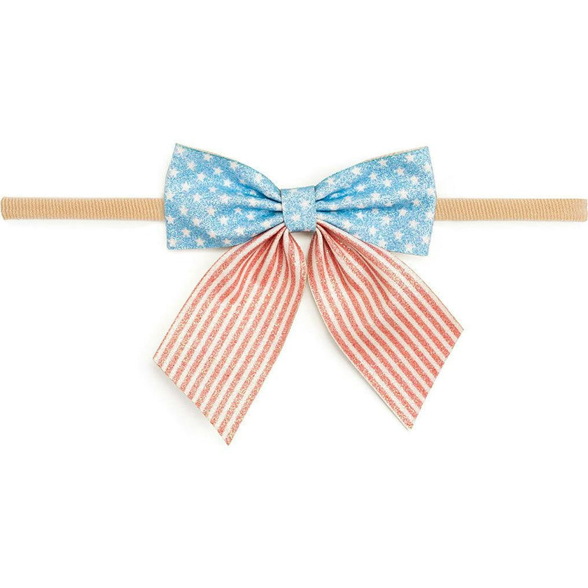 Patriotic Cutie Bow Baby Headband