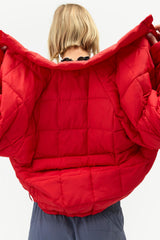 Nellie Packable Puffer Jacket, Rouge