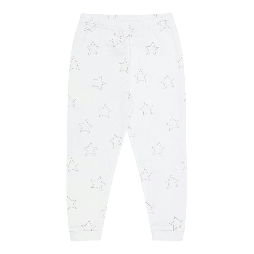 Grey Stars Print Pajama