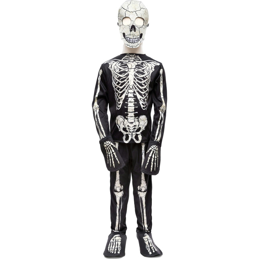 Glow in the Dark Skeleton Shirt, Pants & Mask