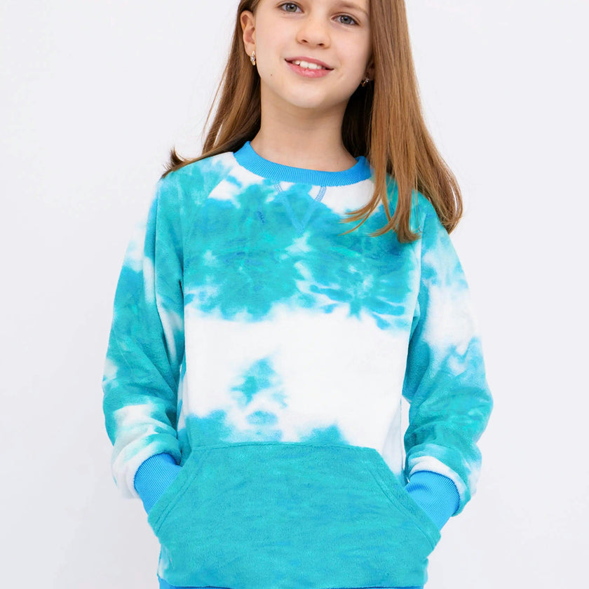 Minky Crewneck Sweatshirt - Tie Dye