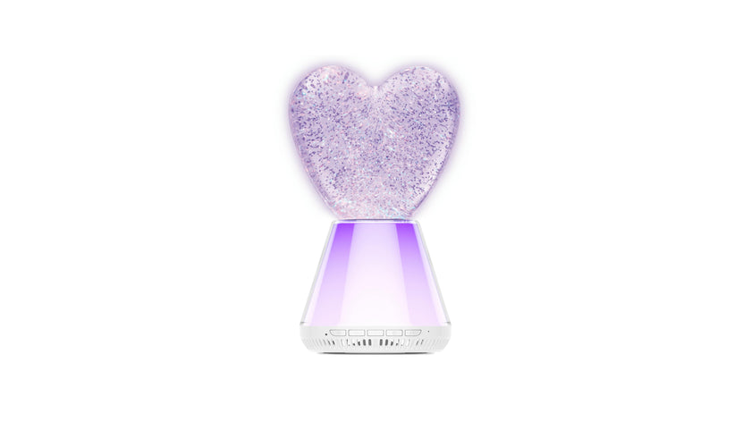 Glitter Heart Bluetooth Speaker