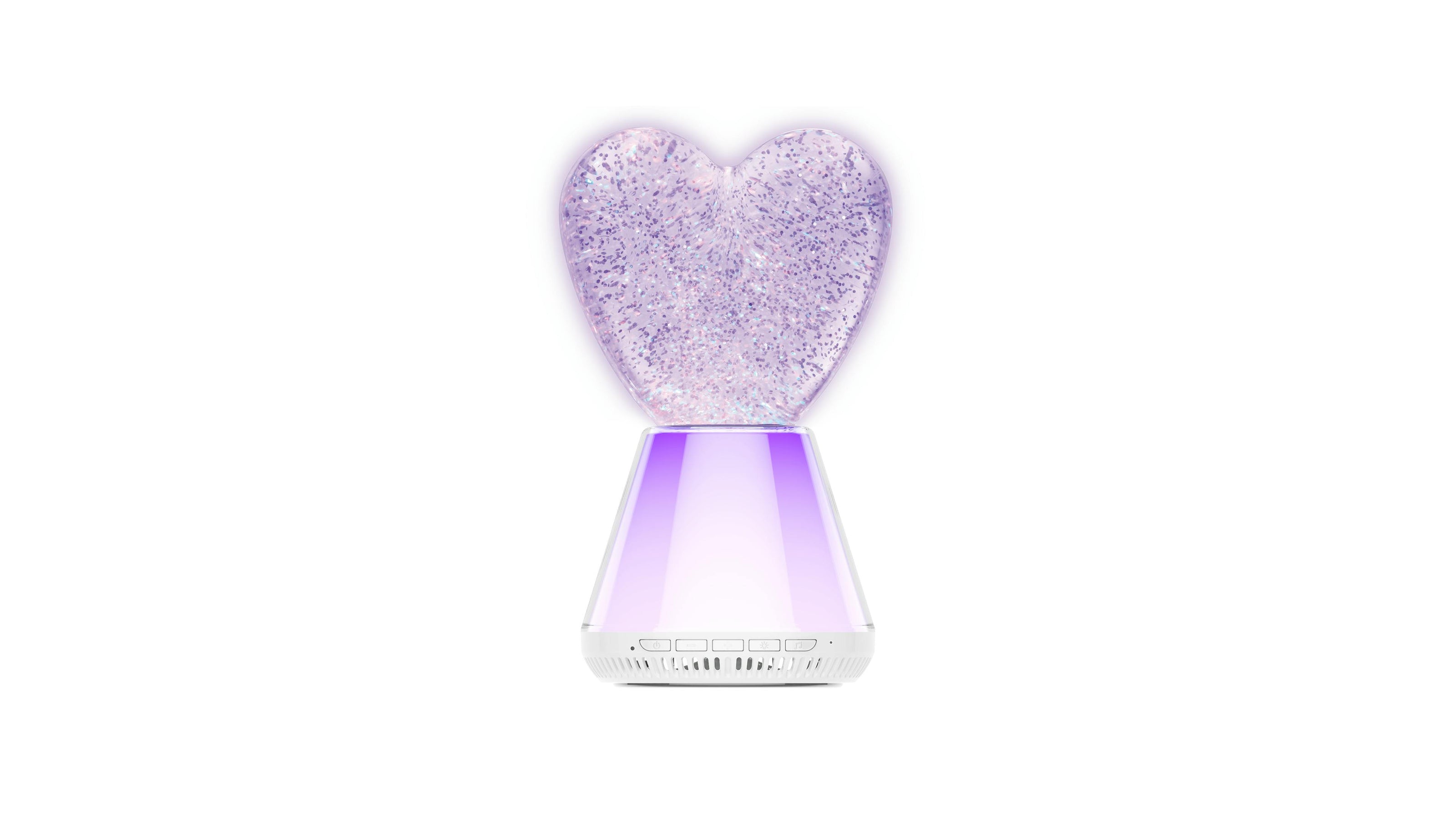 Glitter Heart Bluetooth Speaker