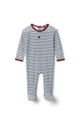 Striped Pointelle Onesie