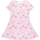 Happee Birthdae Harry Bamboo Girls' Short Sleeve Dress