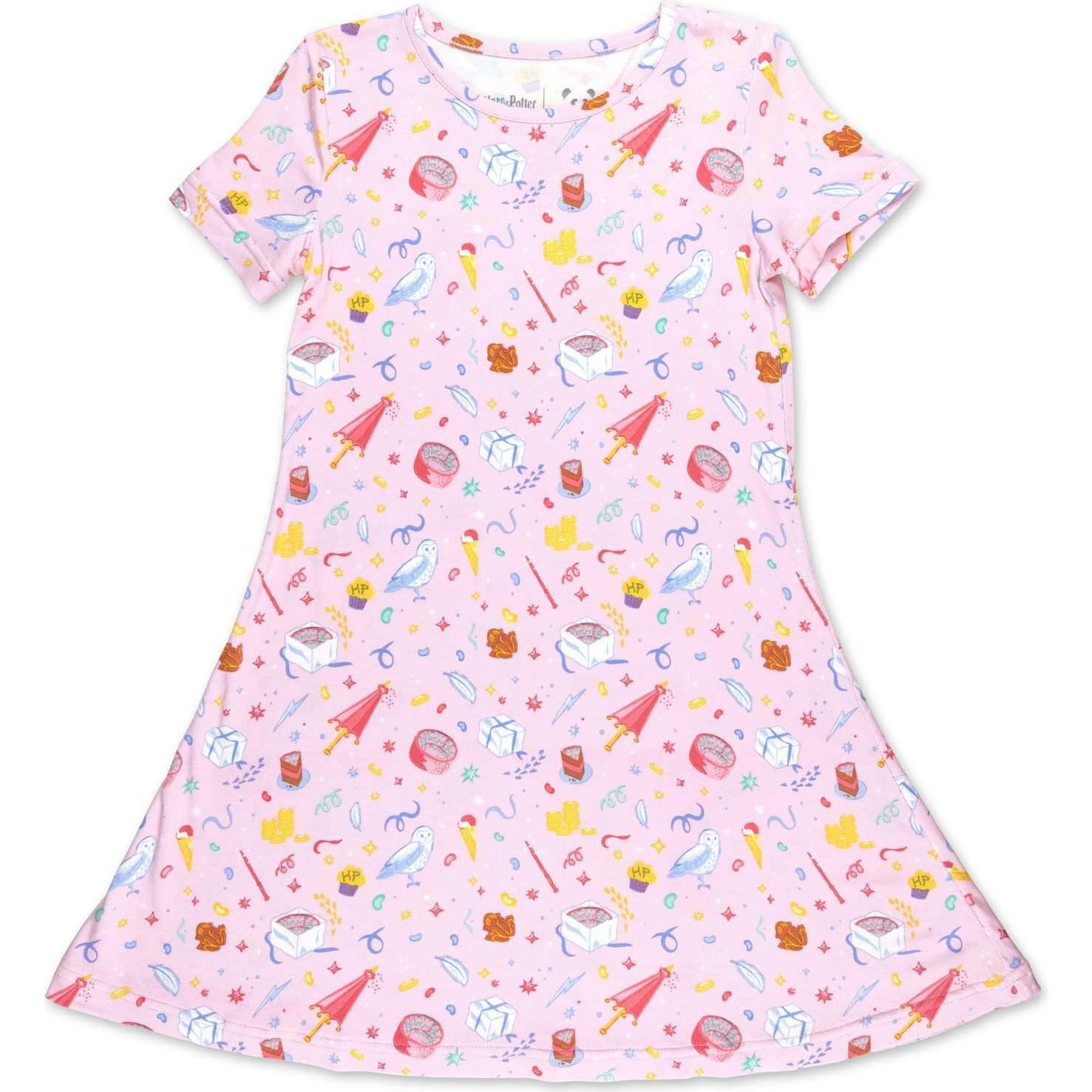 Happee Birthdae Harry Bamboo Girls' Short Sleeve Dress
