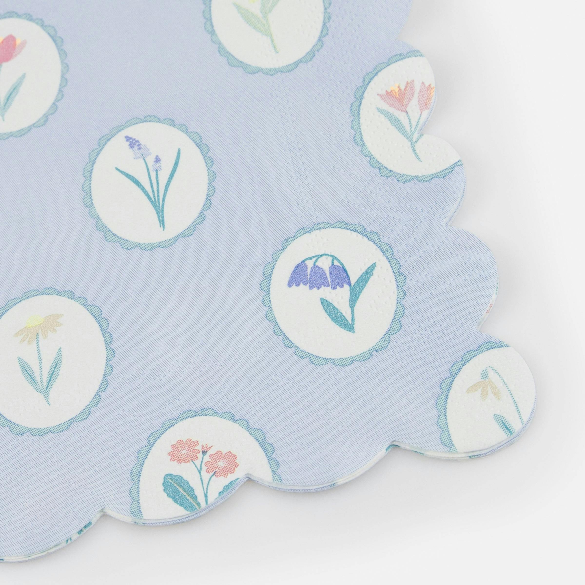 Bloomsbury Floral Pattern Large Napkins