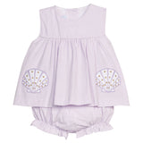 Applique Pocket Diaper Set - Sea Shells