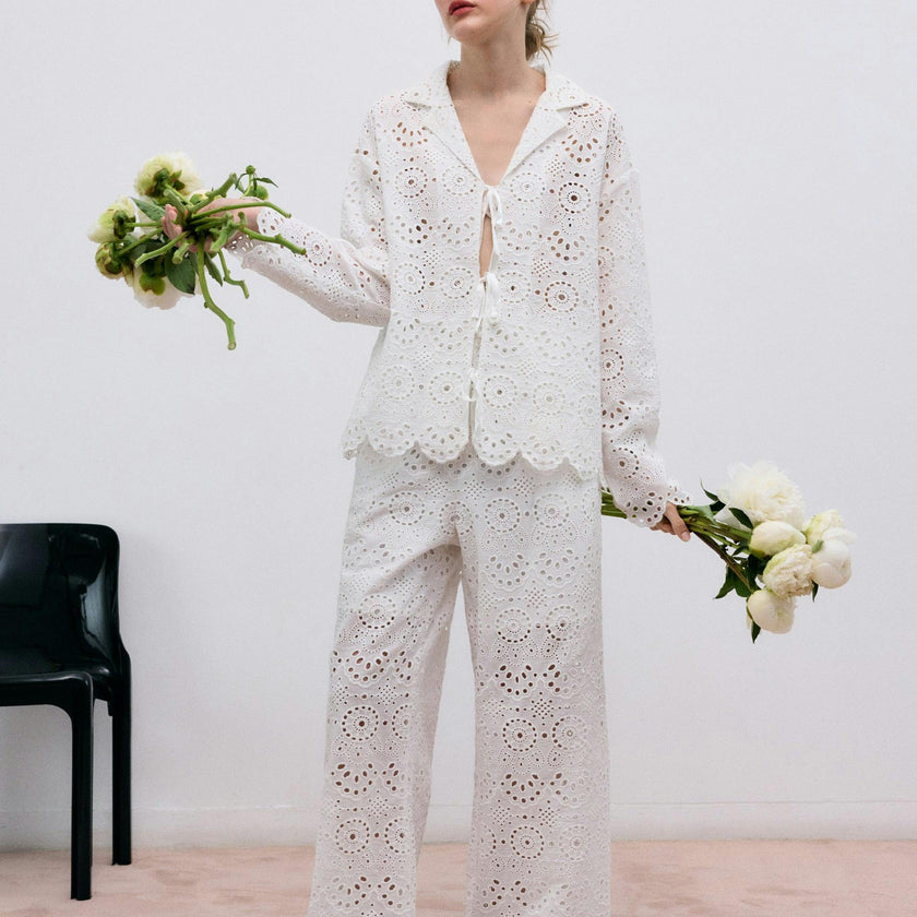 Jara Woman Pant Ecru