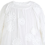 White Tiered Lace Dress