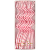 Pink Swirly Candles