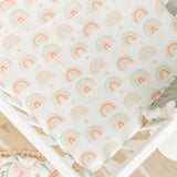 Parker Rainbow Cotton Fitted Crib Sheet