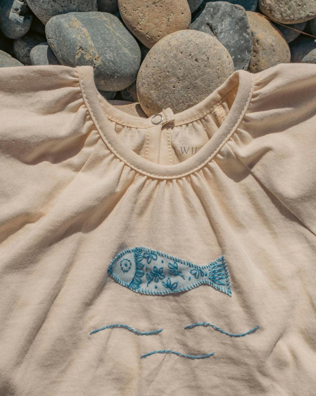 S/S Ruffle Skirt Set in Fiori di Mare