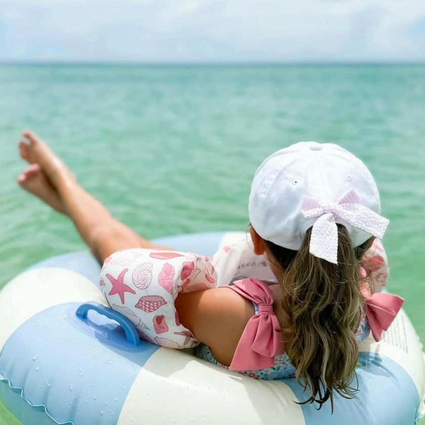 Palm Tree Bow Baseball Hat (Baby/Toddler, Youth)