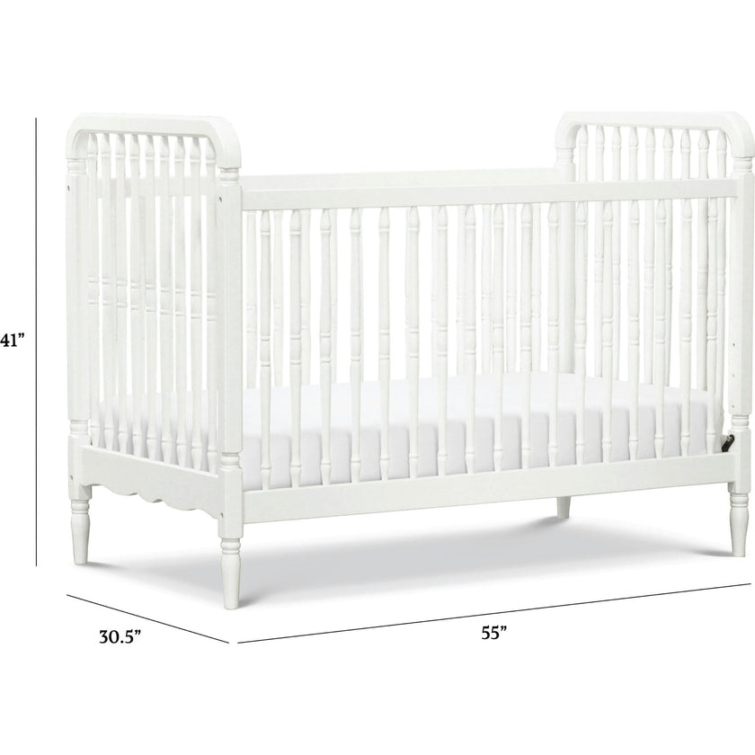 Liberty 3-in-1 Convertible Spindle Crib with Toddler Bed Conversion Kit