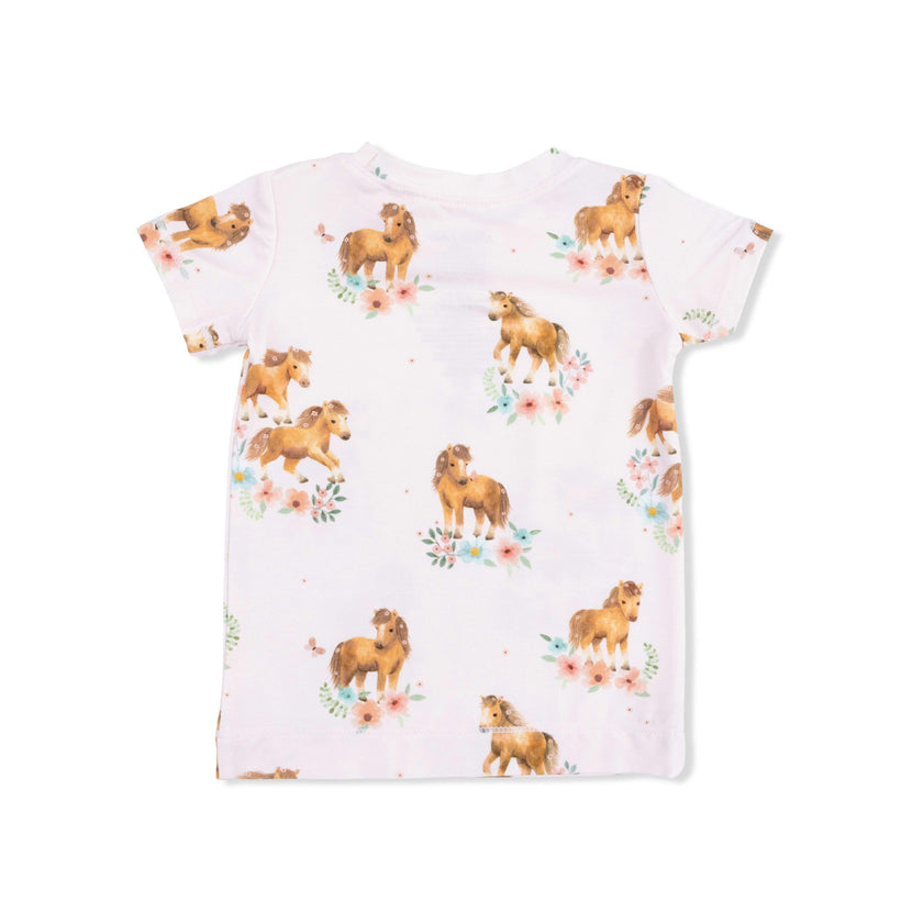 Pink Ponies - Loungewear Short Set
