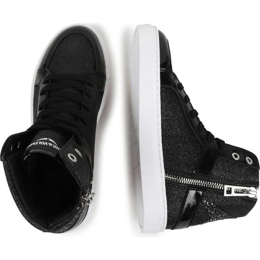 ZADIG & VOLTAIRE Blam-Blam Glitter High Top Sneakers